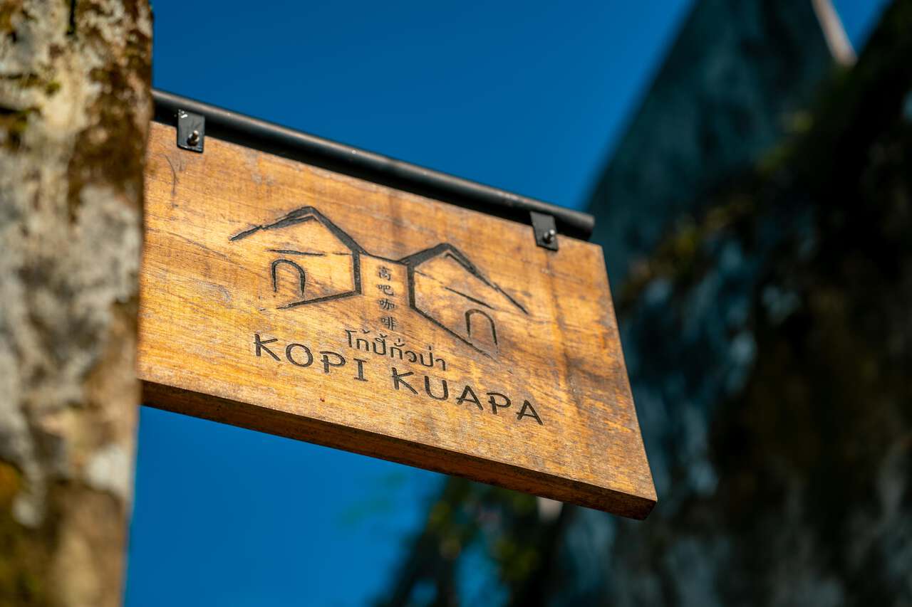 Dấu hiệu Kopi Kuapa ở Takua Pa