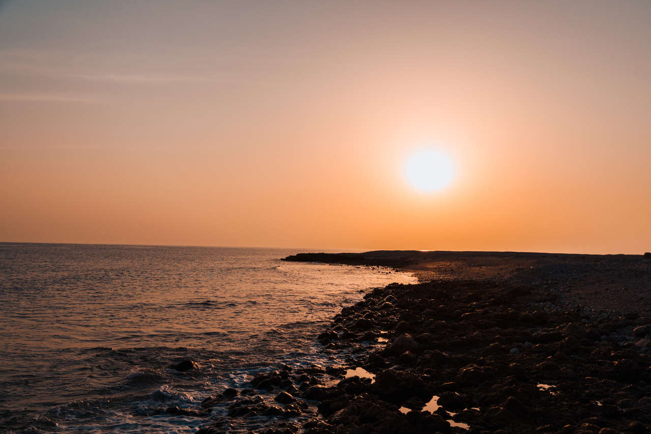 Một bãi đá ở Sur, Oman