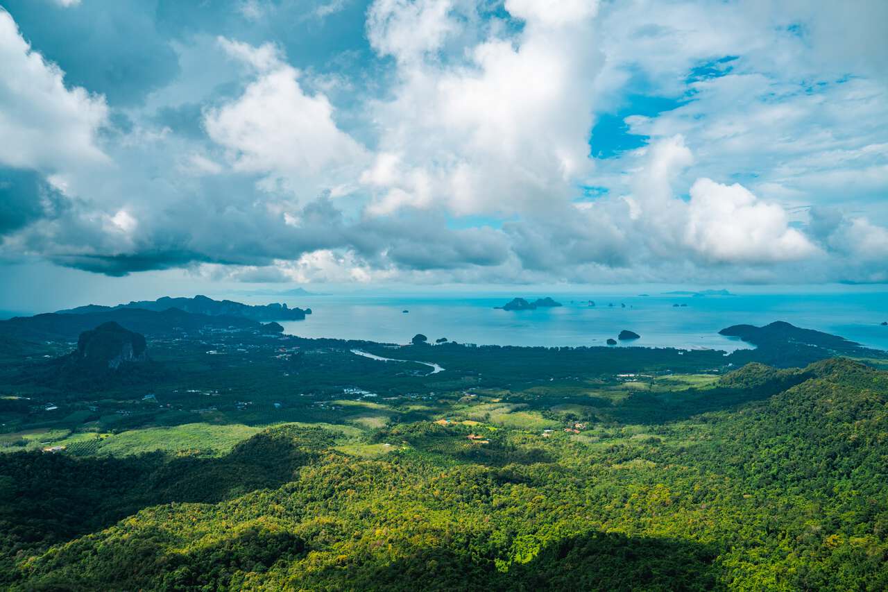 Quang cảnh từ Dragon Crest Viewpoint ở Krabi