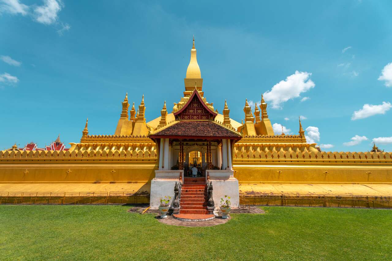 Đền thờ Pha That Luang ở Viêng Chăn